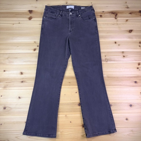 Dear John Denim - Dear John Jeans Womens 29 Brown Jeanne Flare High Rise Denim Jeans